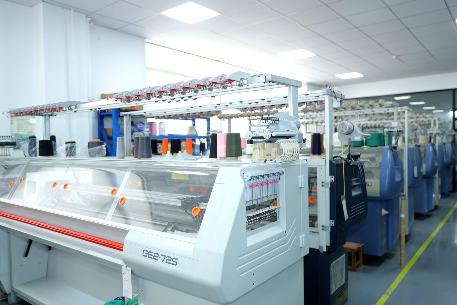 Apparel production floor